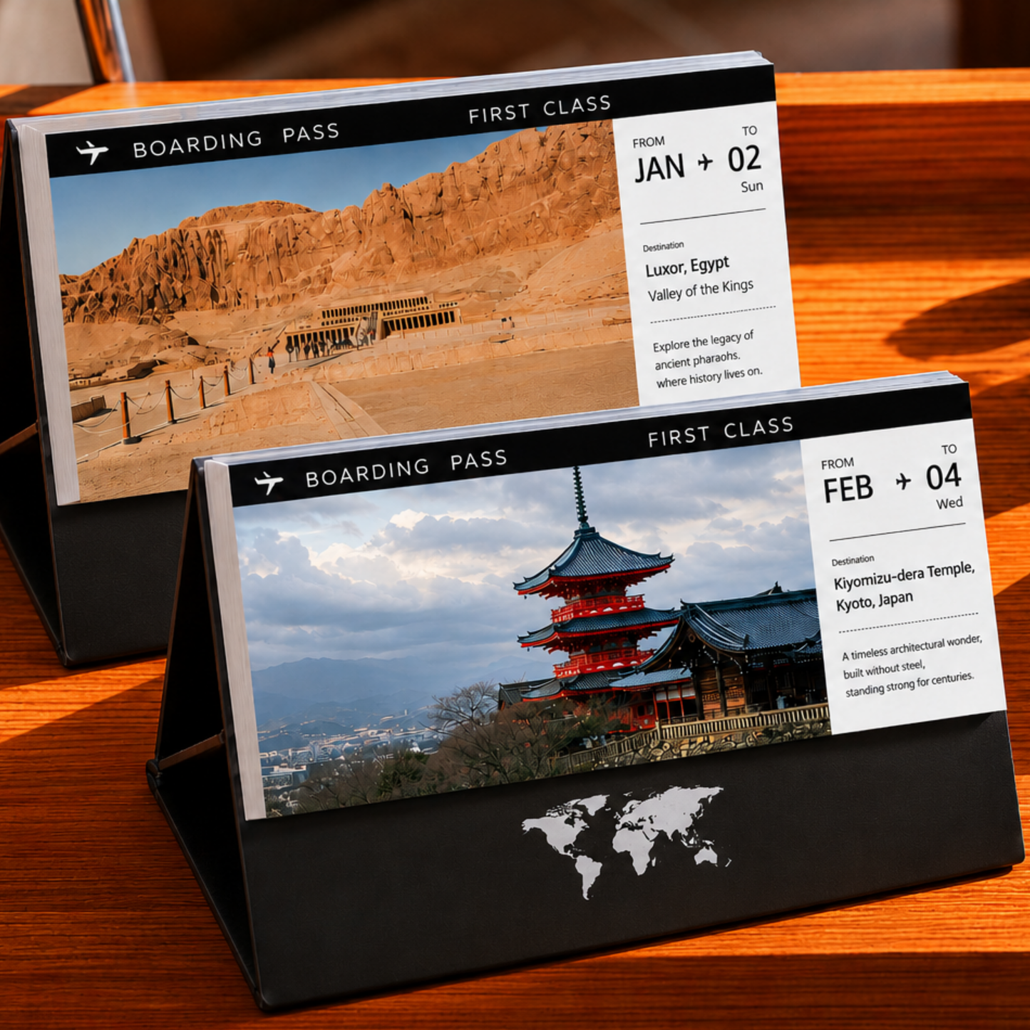 2027 Flight Ticket Calendar & Travel Almanac